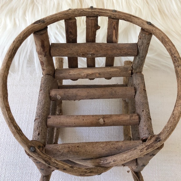 Miniature Twig Rocking Chair - Picture 6 of 12